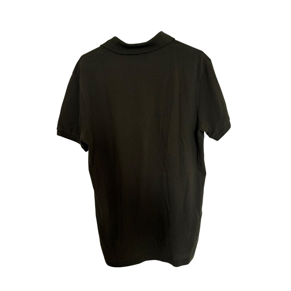 Polo Ralph Lauren Mens Custom Slim Fit Polo Shirt Dark Green Purple Pony Large - Picture 2 of 2